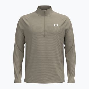 Pánská mikina Under Armour Tech Textured 1/2 Zip city khaki/black