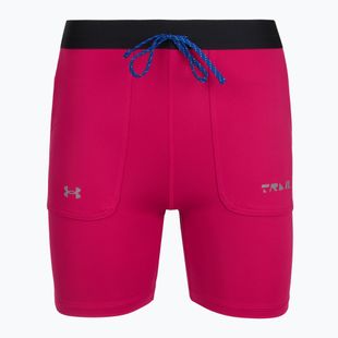Dámské šortky Under Armour Trail Run Fitted shaded fuchsia/black