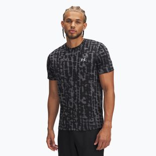 Pánské běžecké tričko Under Armour Launch Printed black/anthracite/reflective