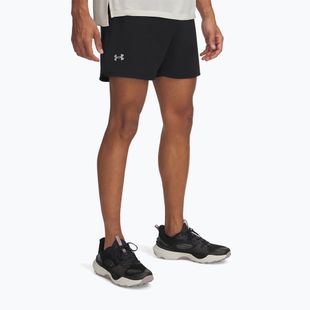 Pánské běžecké šortky Under Armour Trail Run Launch black / reflective