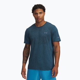 Pánské běžecké tričko Under Armour Seamless Stride ether blue/reflective
