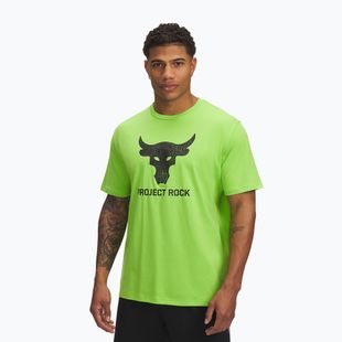 Pánské tréninkové tílko Under Armour Project Rock Payoff Graphic cyber green/black