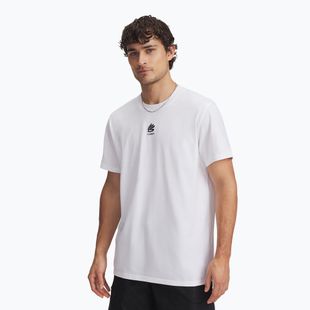 Pánské tričko Under Armour Curry Hvyweight Logo T-shirt white/black