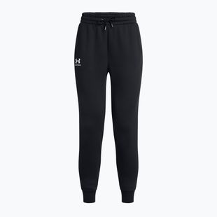 Dámské kalhoty Under Armour Icon Fleece Jogger black/black/white