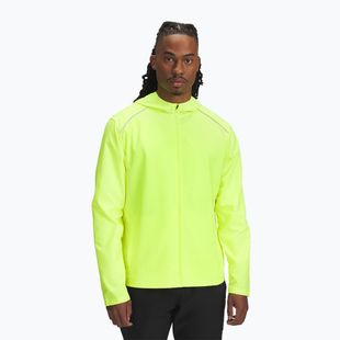 Pánská běžecká bunda Under Armour Storm Run Hooded high vis yellow//reflective