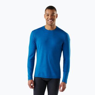 Pánská termoakční mikina Smartwool Merino 250 Baselayer Crew Boxed nival blue