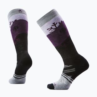Dámské lyžařské ponožky Smartwool Ski Full Cushion Snowpocalypse OTC purple eclipse