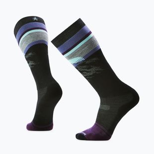 Snowboardové ponožky Smartwool Snowboard Targeted Cushion Mountain Sunrise OTC black