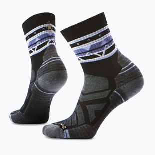 Dámské ponožky Smartwool Hike Light Cushion Zig Zag Valley Mid Crew black