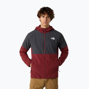 Pánská mikina The North Face Glacier Heavyweight Full Zip HD sumac/asphalt grey