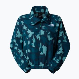 Dámská mikina The North Face Mountain Athletics Fleece 1/4 Zip Print deep cypress painted