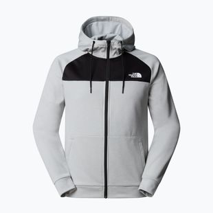 Pánská mikina The North Face Reaxion Fleece Full Zip Hoodie high rise grey light heather