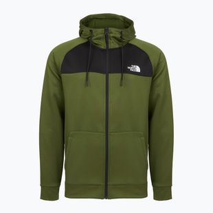 Pánská mikina The North Face Reaxion Fleece Full Zip Hoodie woodland green/black