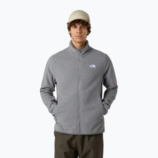 Pánská fleecová mikina The North Face Glacier Fleece mid grey heather