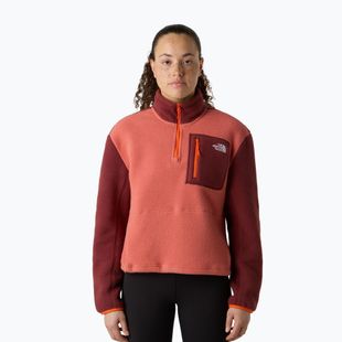 The North Face dámská mikina Yumiori 1/4 Zip mars dust/sumac/solar flare
