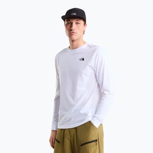 Pánské trekové tričko Longsleeve The North Face Evolution Simple Dome Regular tnf white