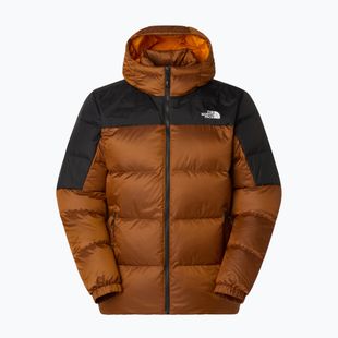 Pánská péřová bunda The North Face Diablo Down 2.0 Hoodie mushroom ember/black heather/recycled