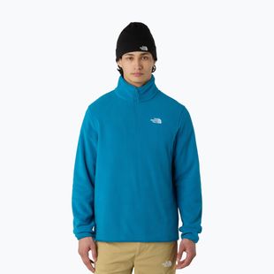 Pánská fleecová mikina The North Face Glacier Fleece 1/4 Zip dusk blue