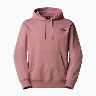 Pánská mikina The North Face Flower Dome Relaxed Hooded GPH nostalgia rose