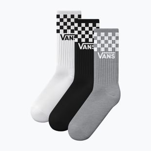 Ponožky Vans Classic Check Crew 3 pairs black/white