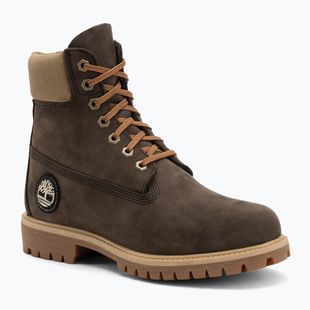 Pánské boty Timberland Premium 6 Inch Lace Up Waterproof dark brown nubuck/olive