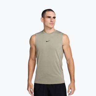 Pánské tenisové tričko Nike Pro Dri-Fit Sleeveless Top light army/black