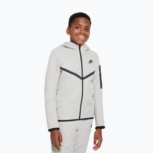Dětská mikina Nike Sportswear Tech Fleece dark grey heather/black/black