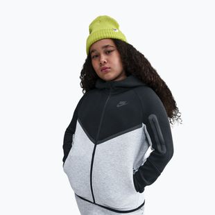 Dětská mikina Nike Sportswear Tech Fleece Full-Zip dark grey heather/black/black/black