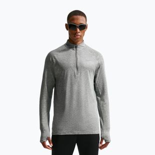 Pánská běžecká mikina Nike Stride 1/4 Zip Dri-Fit smoke grey/heather
