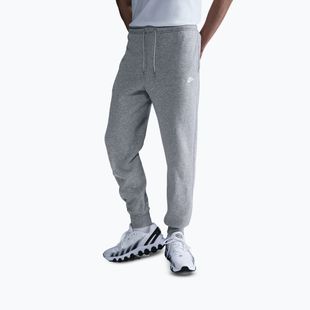 Pánské tepláky Nike Club Jogger dark grey heather/light smoke grey/white