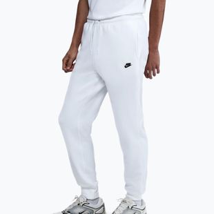 Pánské kalhoty Nike Club Jogger white/white/black