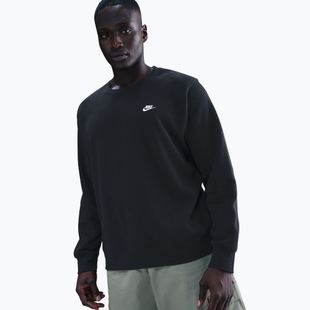 Pánská mikina Nike Club Fleece Crew black/white