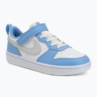 Dětské boty Nike Court Borough Low Recraft summit white/cobalt pulse/vast grey