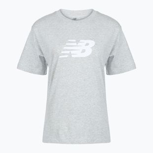 Dámské tričko New Balance Sport Jersey Relaxed Logo reflection/white/light arctic grey