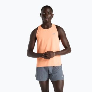 Pánské běžecké tílko New Balance Race Day Ultra Light Singlet hotmango