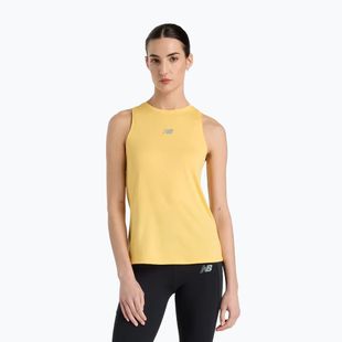 Dámské běžecké tílko New Balance Jacquard Slim Tank clementine
