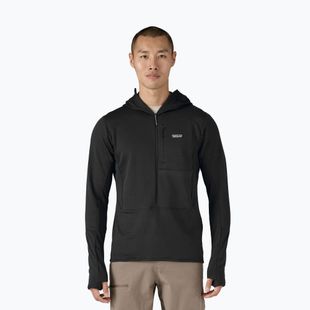 Pánská softshellová bunda Patagonia R1 Hybrid Pullover Hoody black