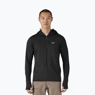Pánská softshellová bunda Patagonia R1 Hybrid Pullover Hoody black