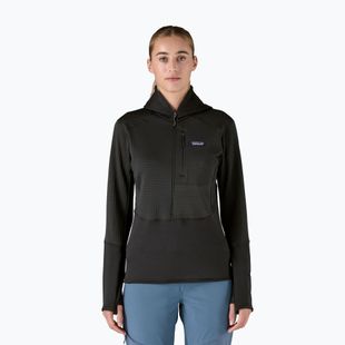 Dámská softshellová bunda Patagonia R1 Hybrid Pullover Hoody black