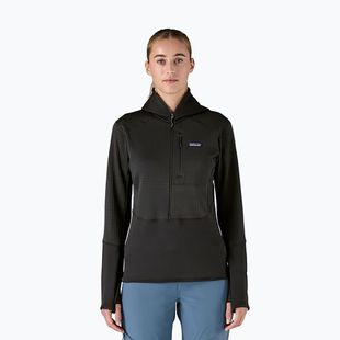 Dámská softshellová bunda Patagonia R1 Hybrid Pullover Hoody black