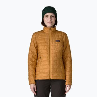Dámská zateplená bunda Patagonia Nano Puff smolder talon gold