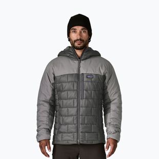 Pánská péřová bunda Patagonia Hi-Loft Nano Puff Hoody forge grey