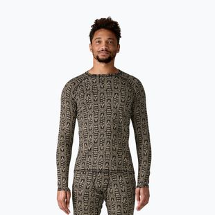 Pánské termotričko Longsleeve Patagonia Cap Mid Weight Crew flow / sunken blue