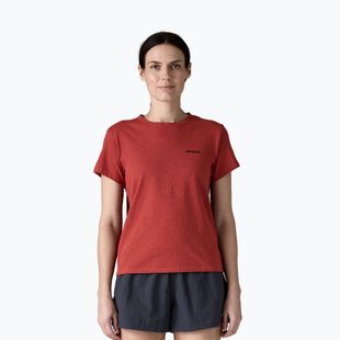 Dámské tričko Patagonia P-6 Logo Responsibili-Tee potters red