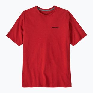 Pánské tričko Patagonia P-6 Logo Responsibili-Tee amanita red