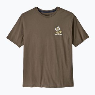 Pánské tričko Patagonia Balance Organic peace seeds / marlow brown