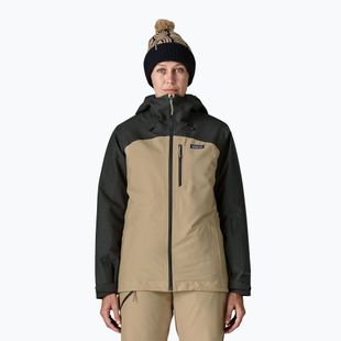 Dámská nepromokavá bunda Patagonia Insulated Powder Town oar tan