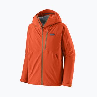 Pánská nepromokavá bunda Patagonia Granite Crest Rain coal orange