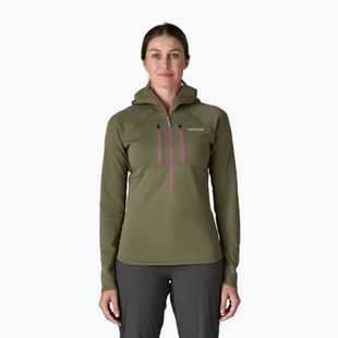 Dámská mikina Patagonia R1 Ultralight Hoody basin green