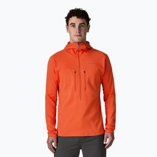 Pánská mikina Patagonia R1 Ultralight Hoody coal orange